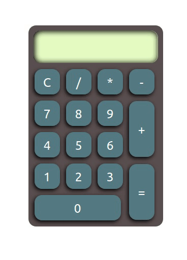 Animation oooof our working calculator after the abstract data type is implemented.